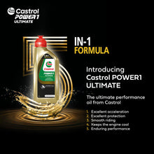Castrol POWER1 Motorcycle Oil 2 or 4 Stroke 1 4 5 or 8L