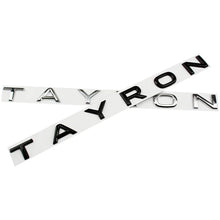 TAYRON Rear Boot Letter Badge – Metal Adhesive Emblem – product detail 4