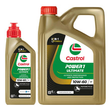 Castrol POWER1 ULTIMATE 4T 10W-60 Motorcycle Oil 1L, 4L, 5L or 8L