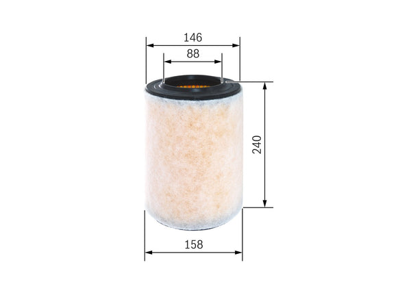 Air Filter F026400298 Bosch 51854025 S0298 Genuine Top Quality Guaranteed New