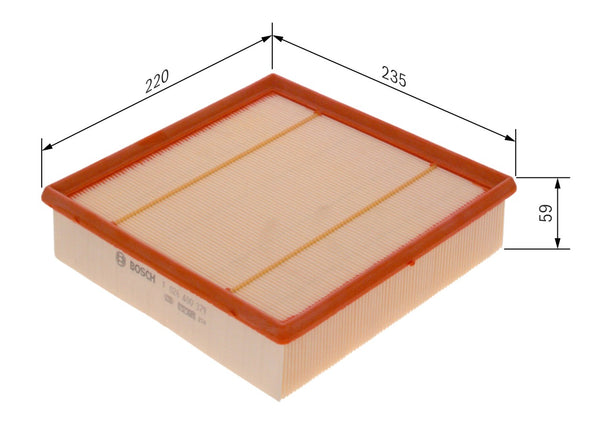 Air Filter F026400379 Bosch A6510940204 6510940204 165465DA0A S0379 Quality New