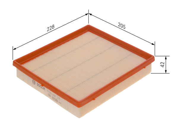 Air Filter F026400375 Bosch 13717630911 13718507320 1371763091 S0375 Quality New