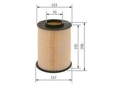 Air Filter fits FORD FOCUS 04 to 20 Bosch AV619601AB AV619601AE AV619601AD New
