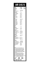 Bosch Aerotwin Retrofit AR141S Front Wiper Blade Set – 3397014141