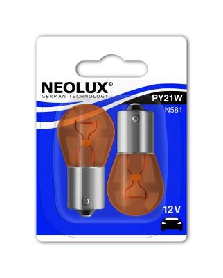Neolux 12V 21W BAU15s Amber Bulbs x2 Fits Alfa Romeo Indicator Light Genuine Quality New