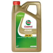 Castrol EDGE 5W-30 LL Fully Synthetic Engine Oil, 5L